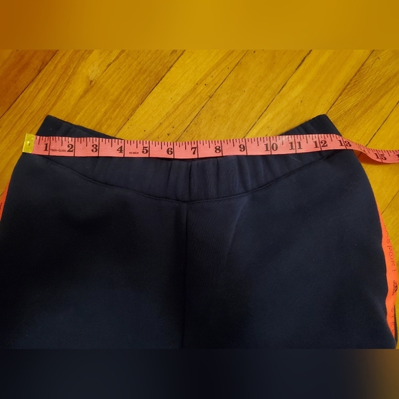 Adidas by Stella McCartney navy blue high waist polar joggers. Pink. Size S. - Picture 12 of 14